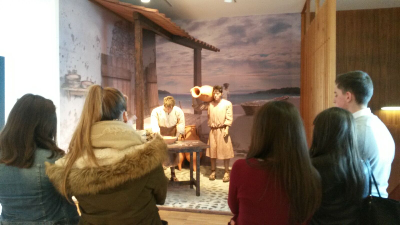 VISITA DE 1º DE BACHARELATO I? VILA ROMANA DE TORALLA