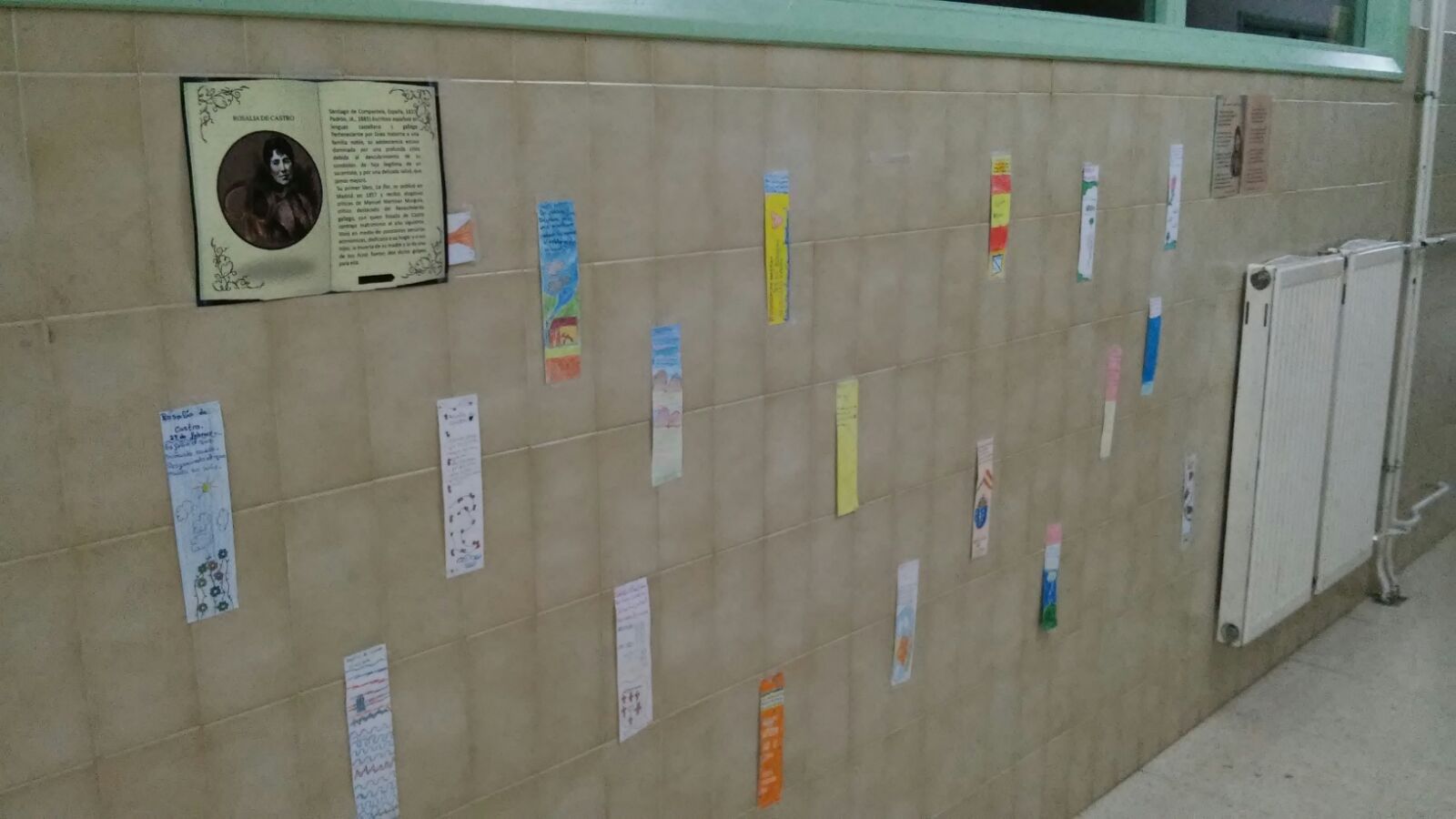 Traballos realizados polos alumnos do noso Colexio para celebrar o día de Rosalía de Castro.