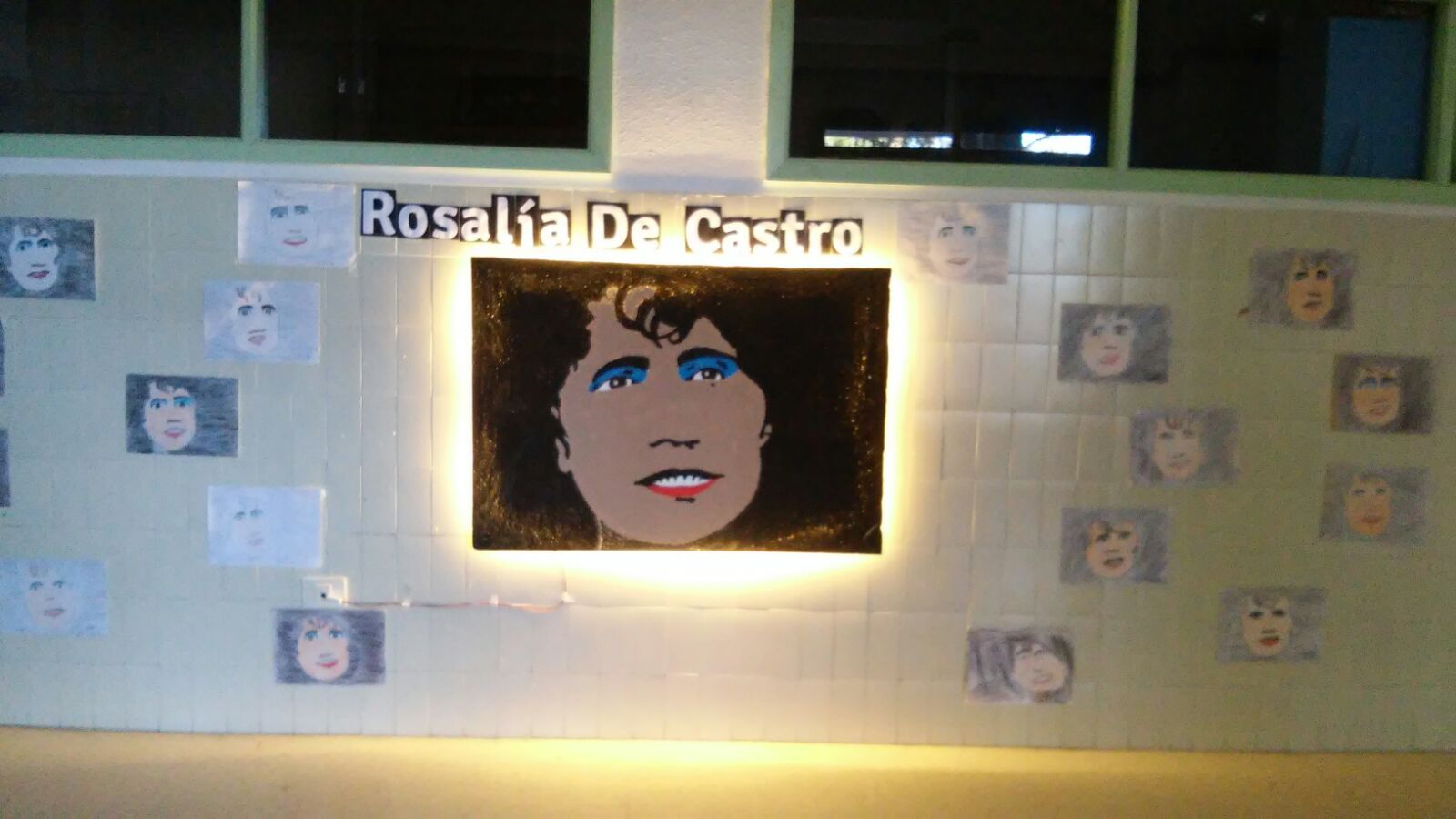 Traballos realizados polos alumnos do noso Colexio para celebrar o día de Rosalía de Castro.